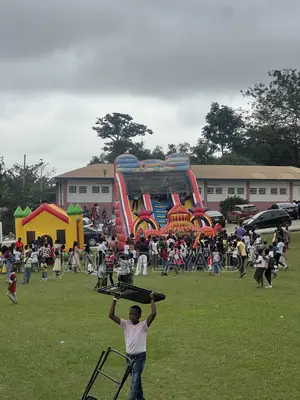 Circus Christmas Bouncy Castle