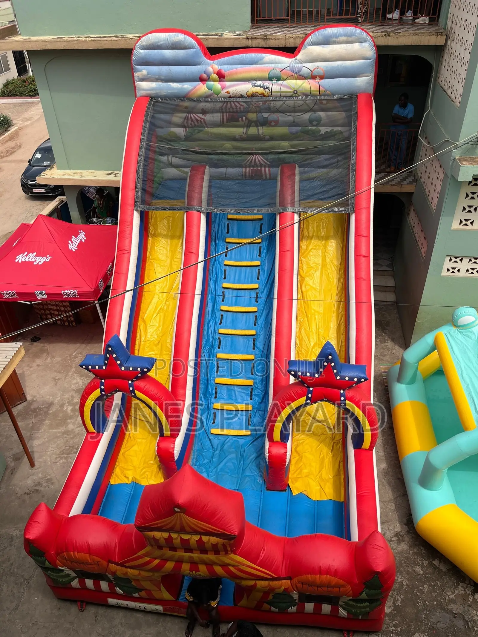 Circus Christmas Bouncy Castle