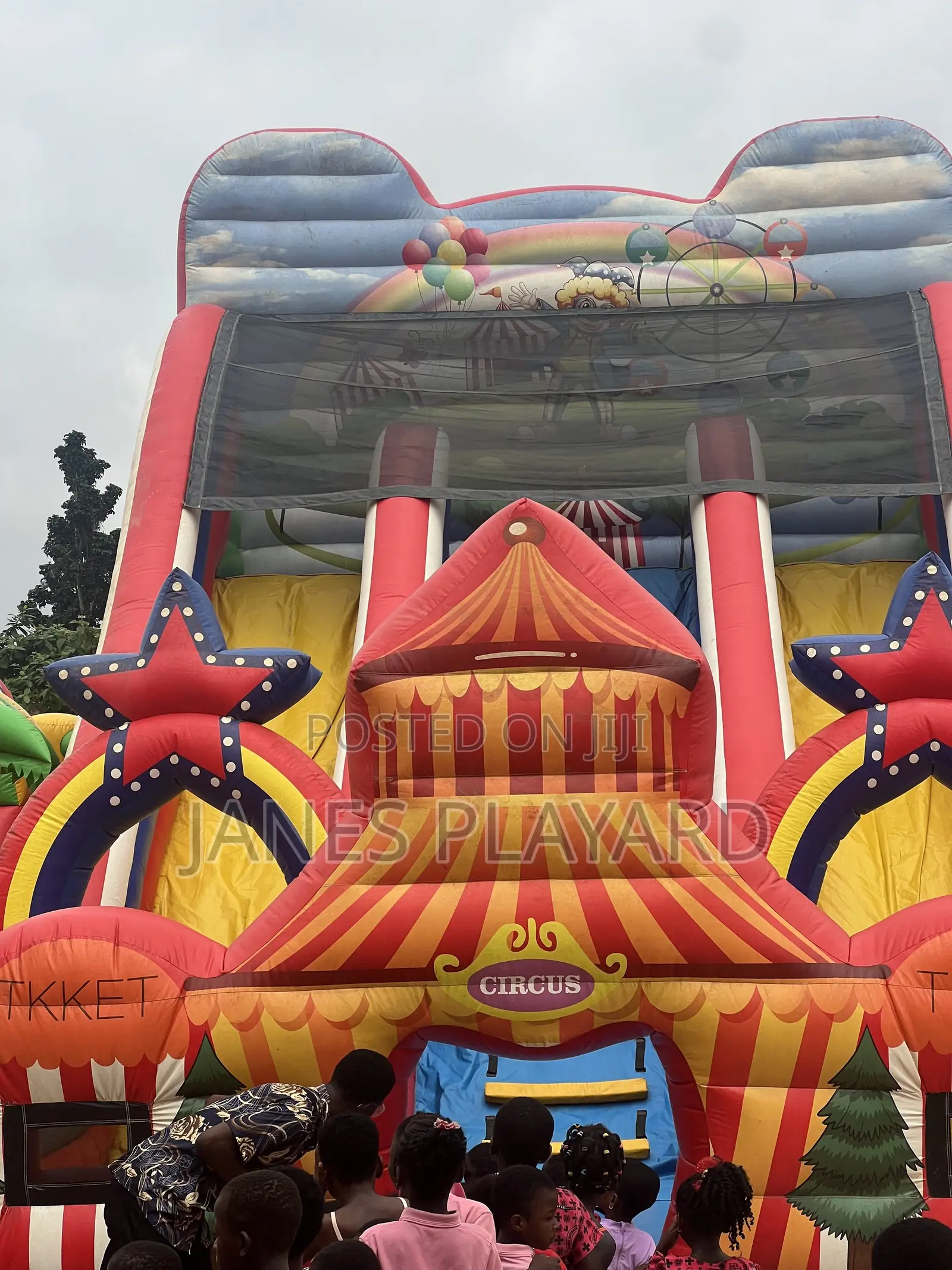 Circus Christmas Bouncy Castle
