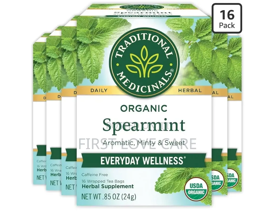 Traditional Medicine Organic Spearmint Aromatic, Minty and Sweet Tea
