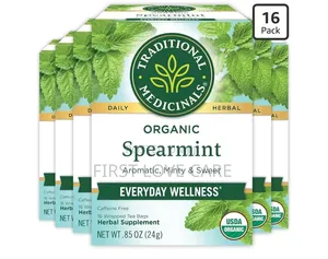 Traditional Medicine Organic Spearmint Aromatic, Minty and Sweet Tea
