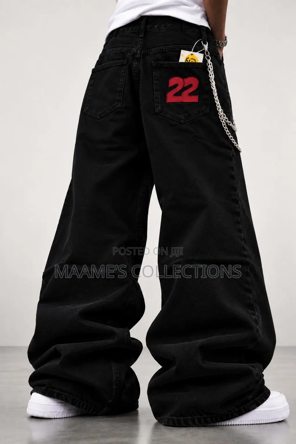 Trendy Men’s Loose Fit Denim Trousers