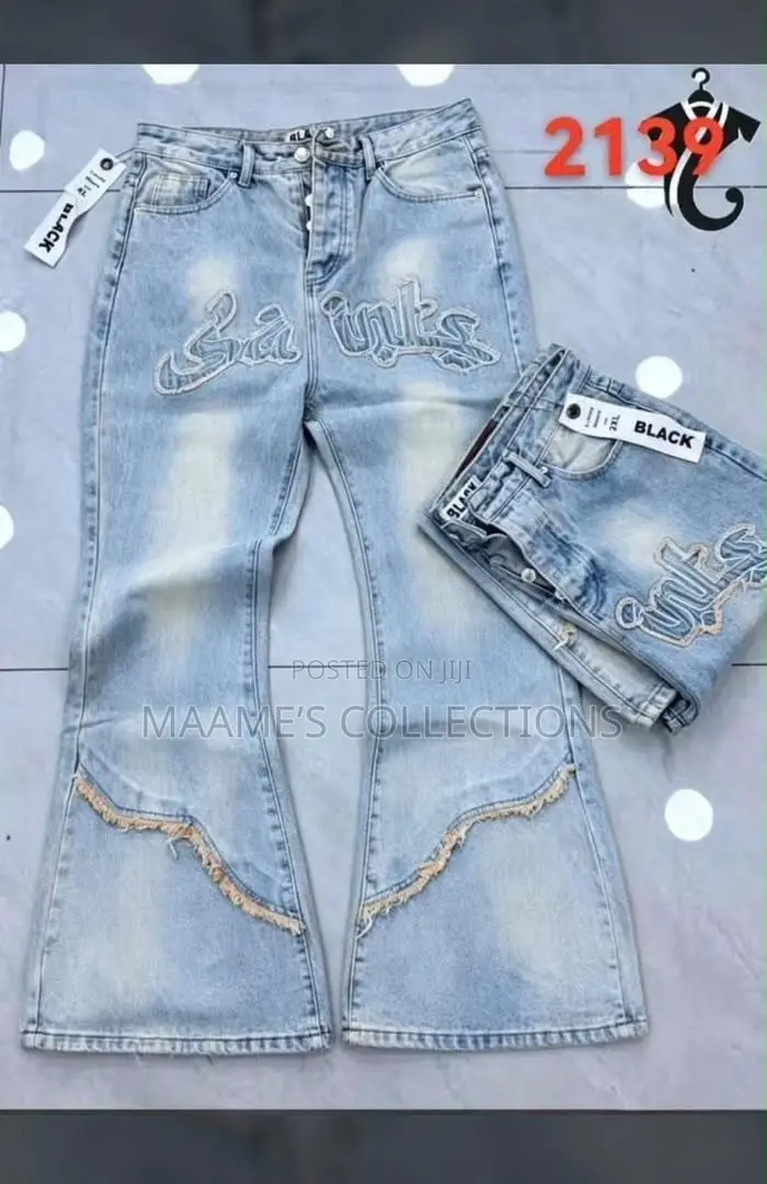 Men’s Relaxed Denim Jeans – Oversized Style