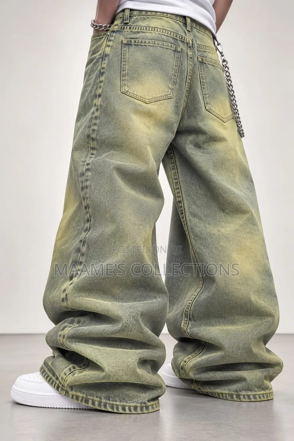 Men’s Relaxed Denim Jeans – Oversized Style
