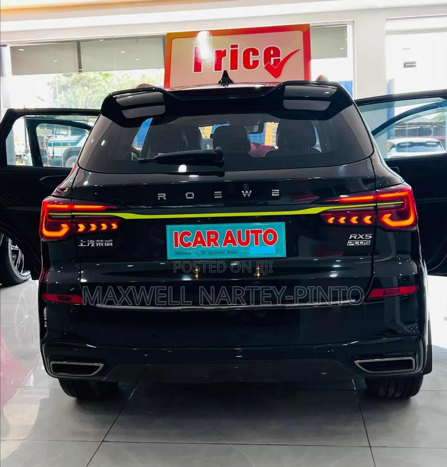 New Roewe RX5 Plus 2022 Black