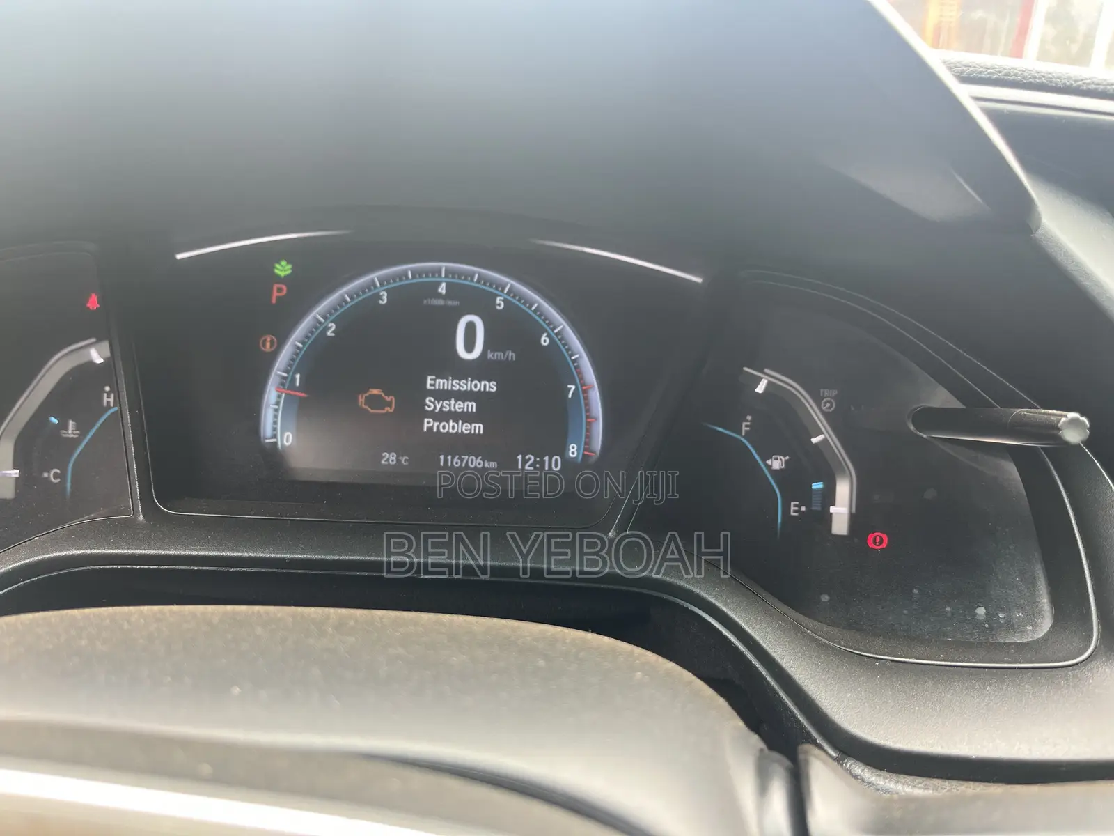 Honda Civic LX 4dr Sedan (2.0L 4cyl) 2016 Gray