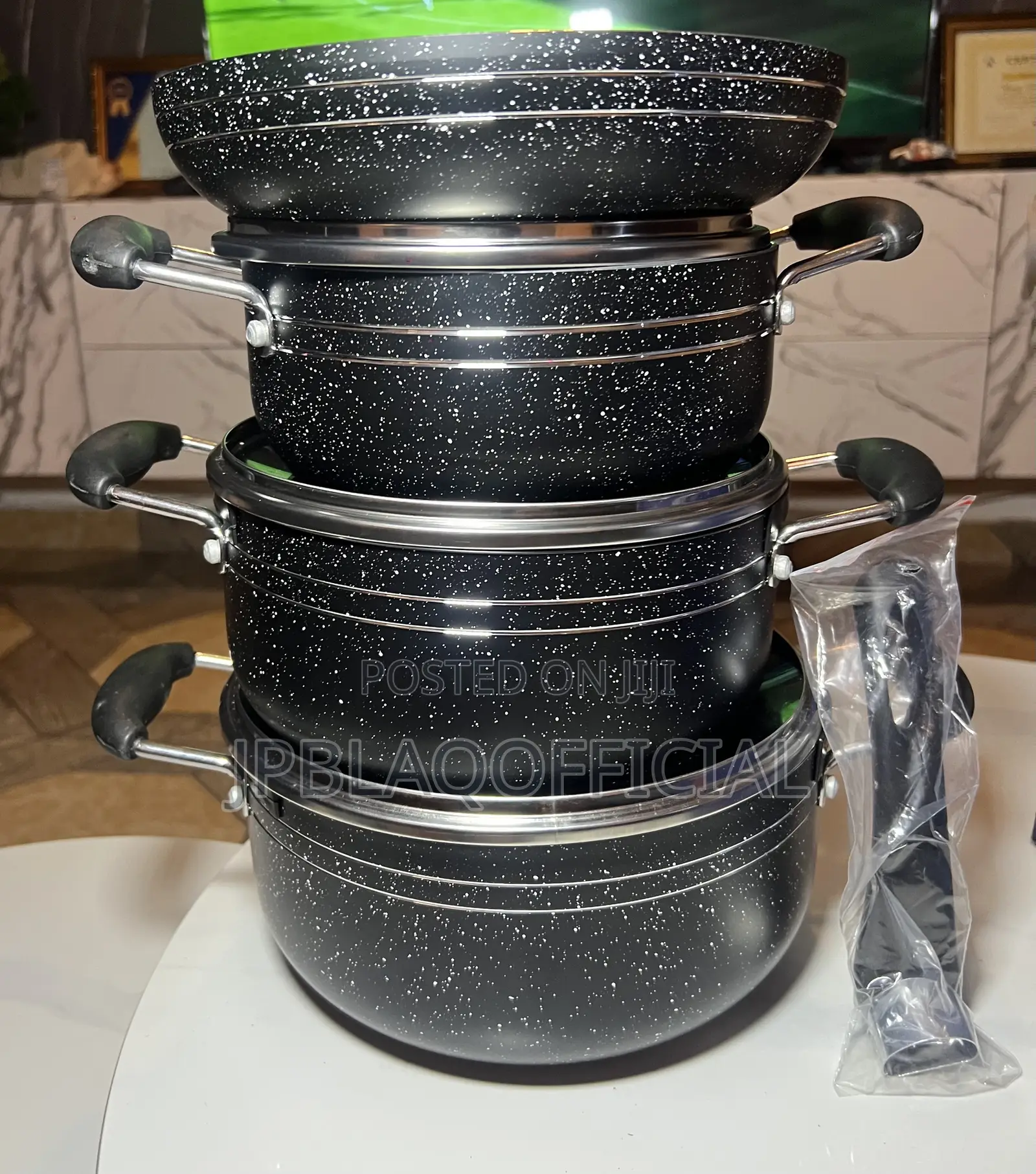 Premium Beautiful Strong 7pcs Non-Stick Cooking Pot.