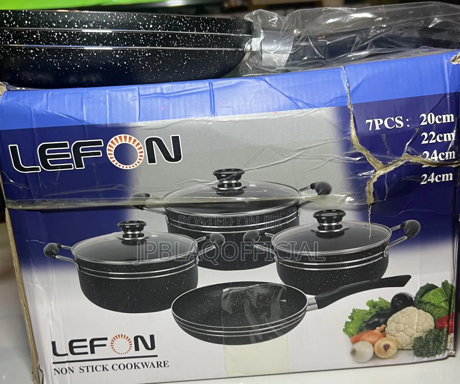 Premium Beautiful Strong 7pcs Non-Stick Cooking Pot.