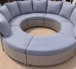 Round Garden Sofa Set