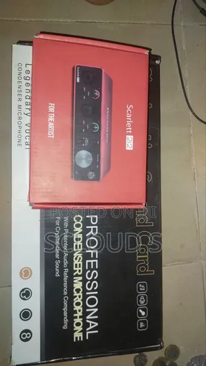Scarlet 2i2 3th Gen With Condenser Microphone