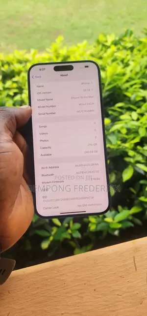 Apple iPhone 15 Pro Max 256 GB Blue