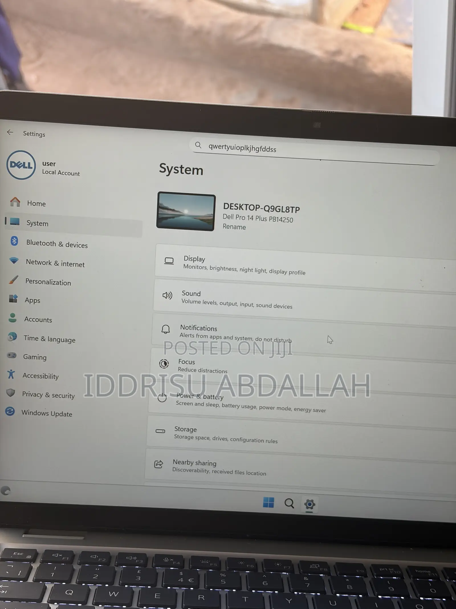 Laptop Dell Pro 14 Premium 32GB Intel Core i7 SSD 1T