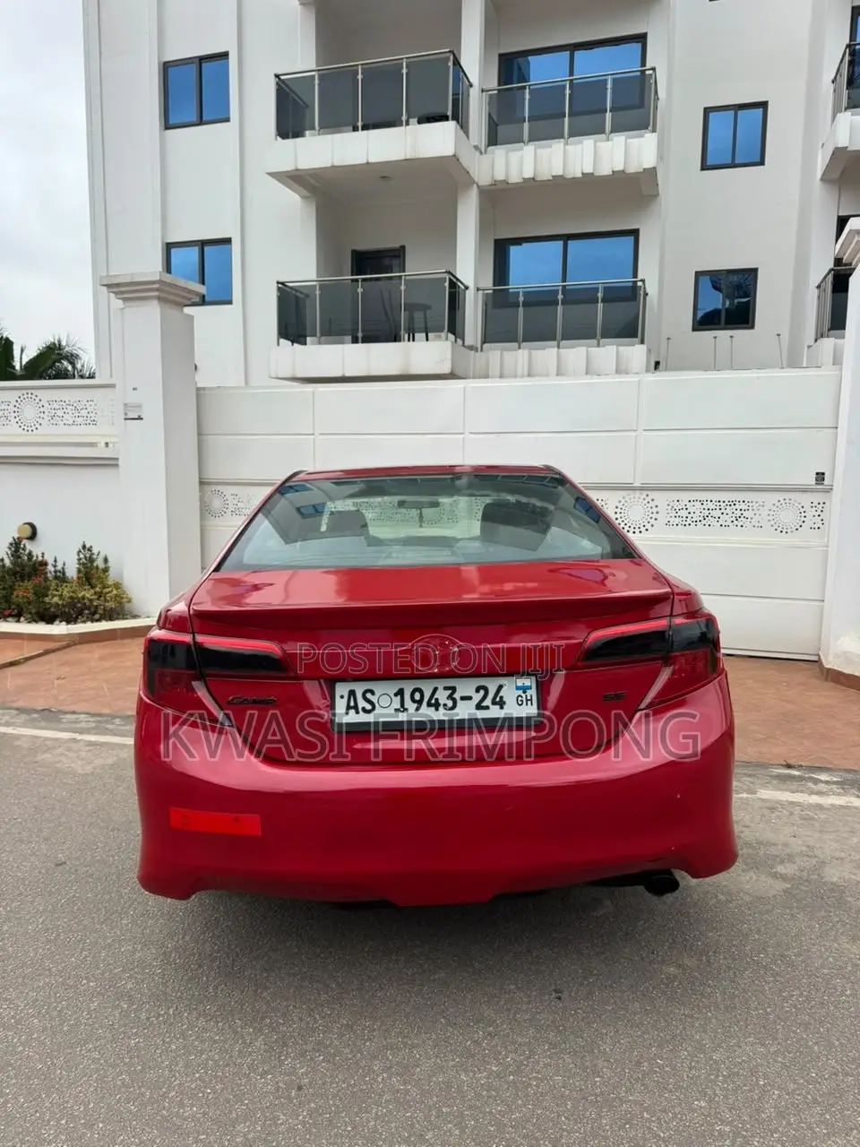 Toyota Camry SE Sport 4dr Sedan (2.5L 4cyl 6A) 2014 Red