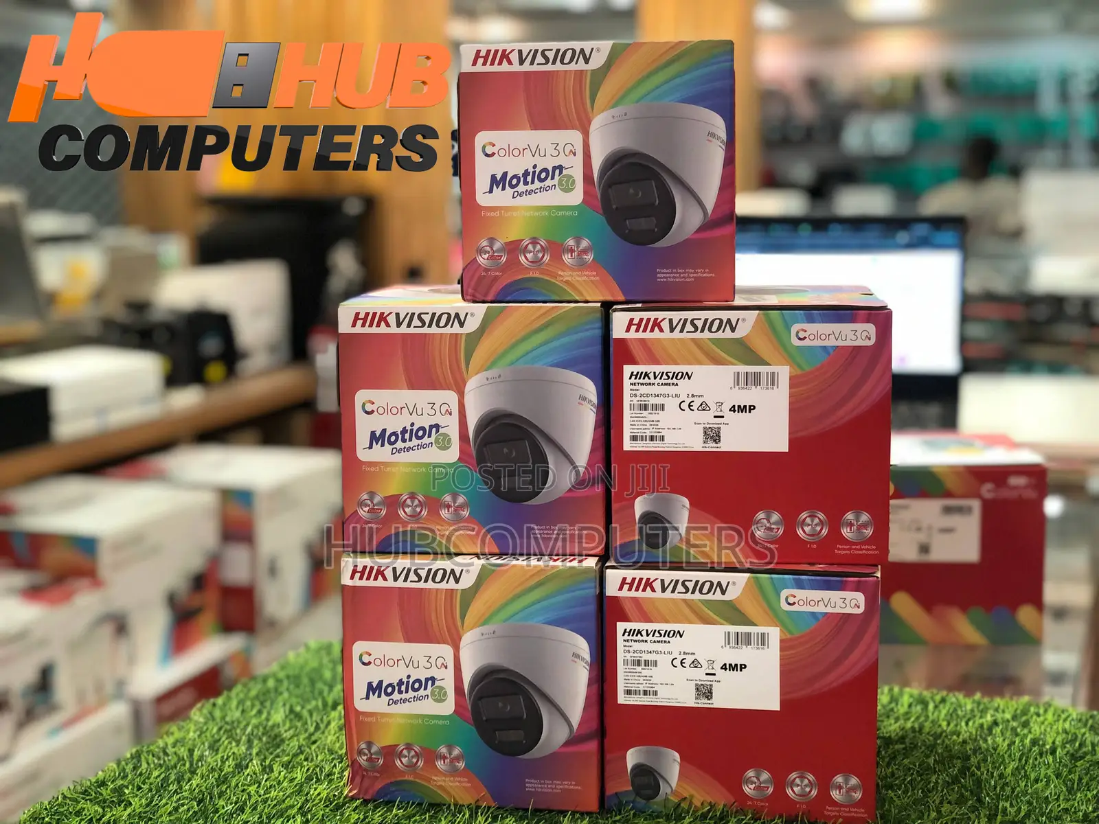 Hikvision DS-2CD1347G3-LIU 4mp ColorVu 3.0 Turret IP Camera