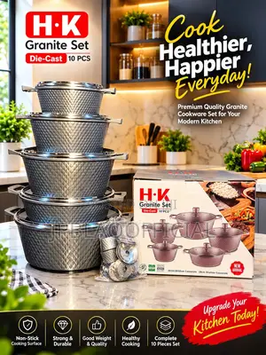 Upgrade Your Kitchen With Premium Granite Cookware!
