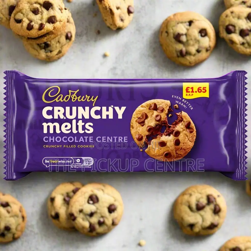 Cadbury Crunchy Melts Chocolate Chip Cookies 156g