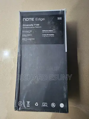 New Infinix Note Edge 256 GB Gray