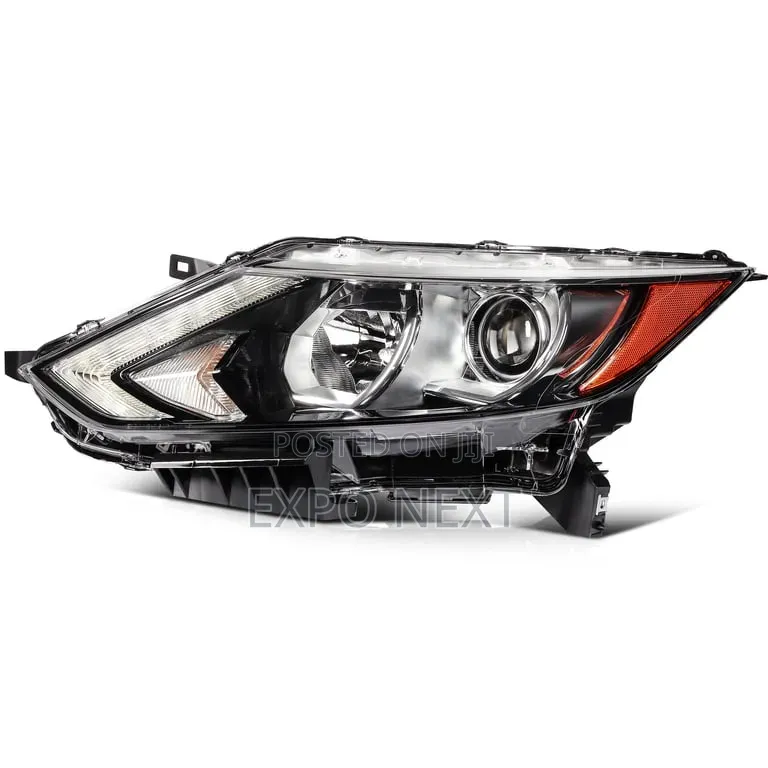 2017-2019 for Nissan Rogue Sport Qashqai Pair Headlamp TitaniumChrome