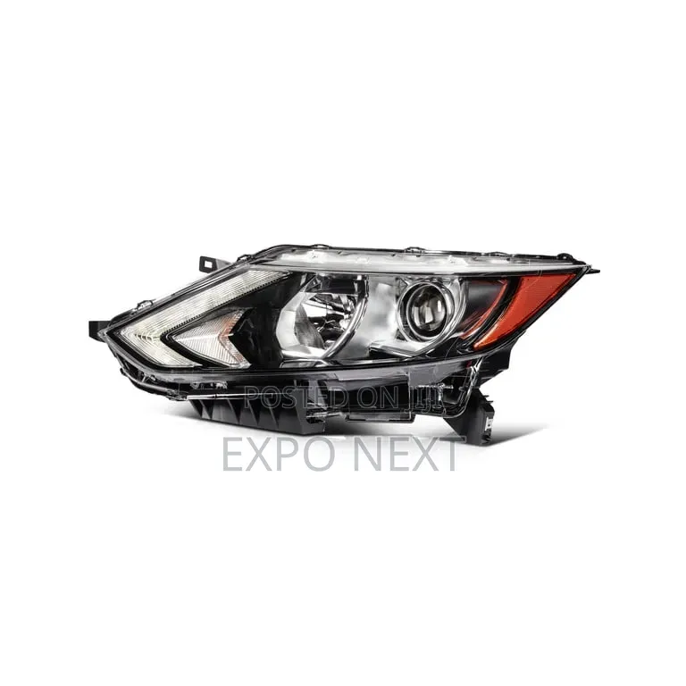 2017-2019 for Nissan Rogue Sport Qashqai Pair Headlamp TitaniumChrome