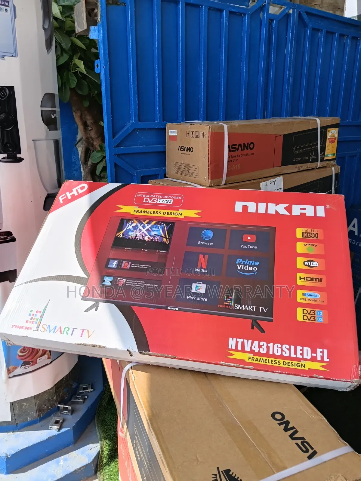 Bring Home Nikai- Androd TV With Netflix Youtube Bult - In