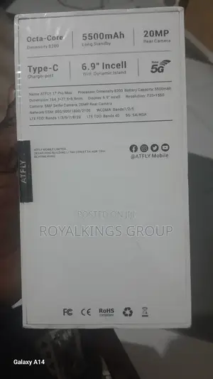 New Mobile Phone 128 GB Orange