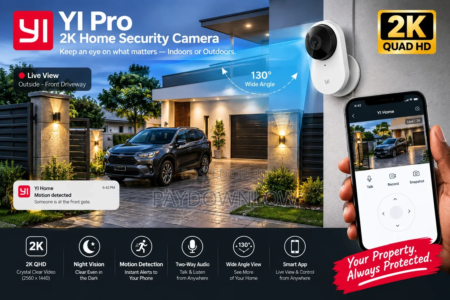 YI Pro Security Camera - ORIGINAL