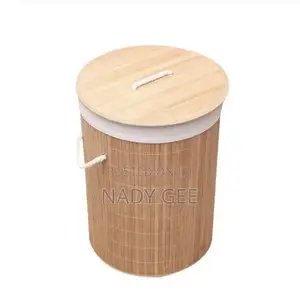 Bamboo Woven Laundry Basket