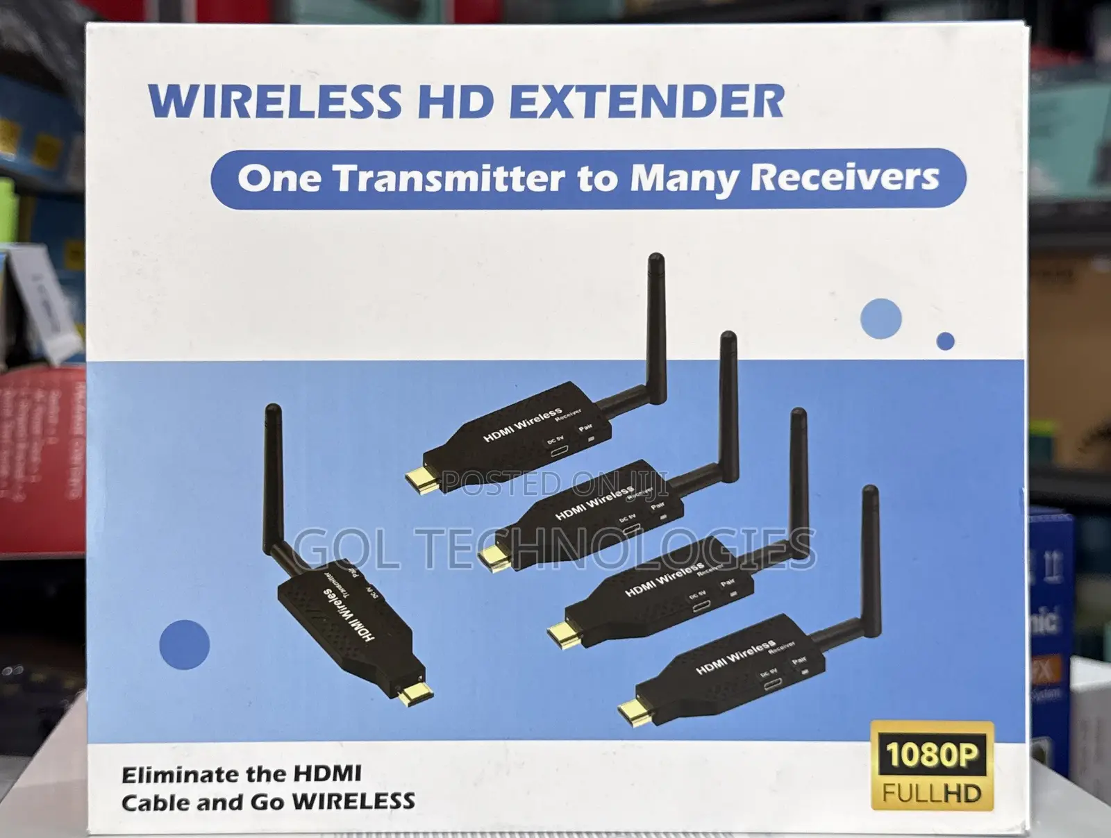 Hdmi Wireless Hd Extender One Transmitter to Many Receivers