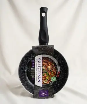 Premium Non-Stick Saucepan With Granite Stone Coating - 16cm
