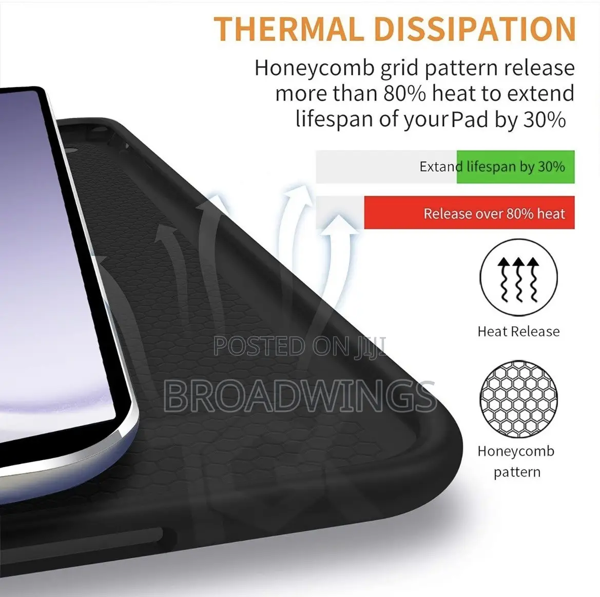 Samsung Galaxy Tab A9 Plus / A9+ Smart Case With Pencil Holder