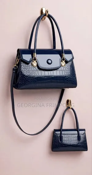 2- In -1 Crocodile Office Handbag Set - (6) Colors Available- Kumasi.