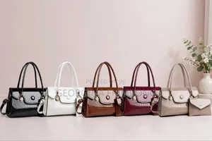2- In -1 Crocodile Office Handbag Set - (6) Colors Available- Kumasi.