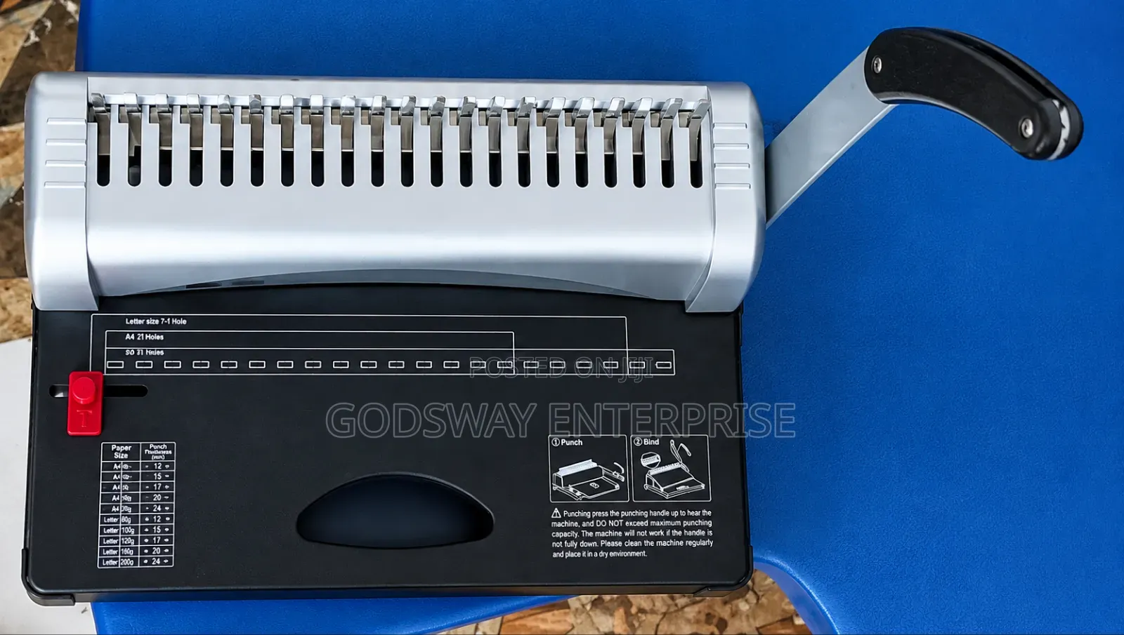 Comb Binding Punching Machine