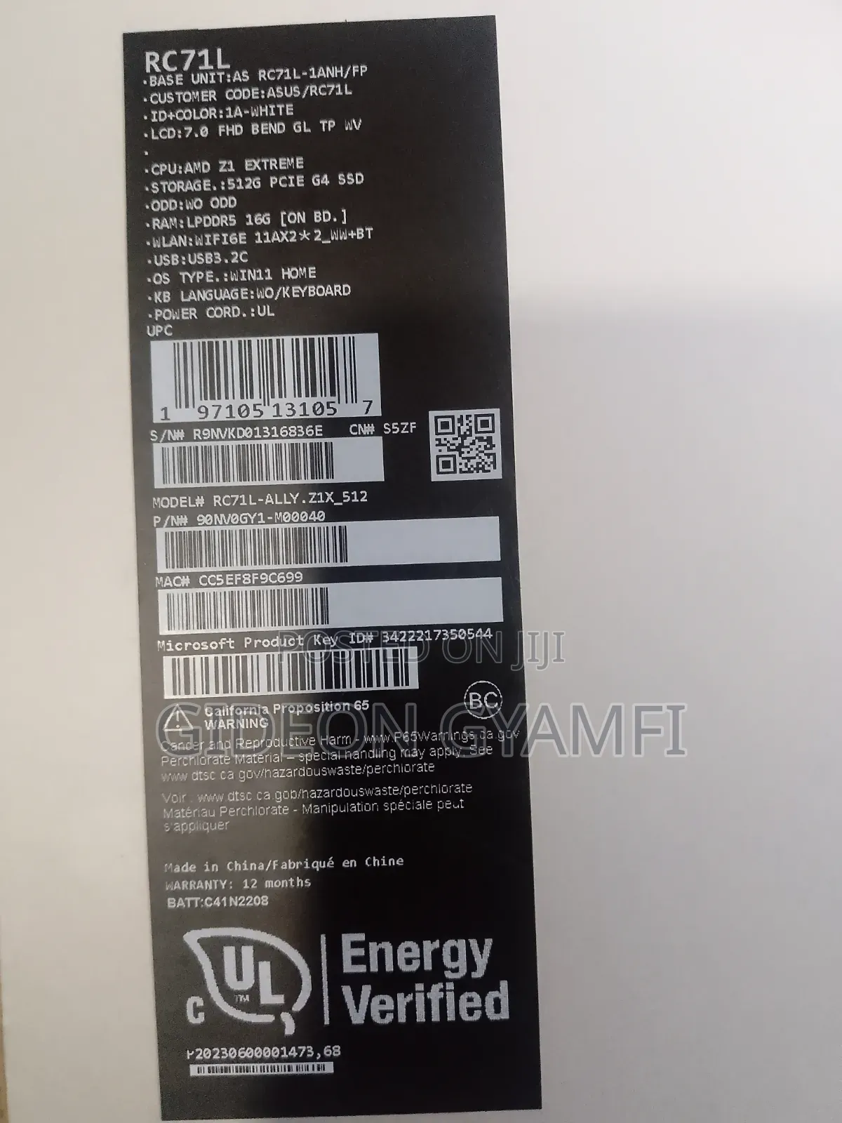 Rog Ally Extreme Z1