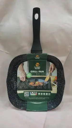 Premium Ceramic Marble Non-Stick Grill Pan (Multiple Sizes Available)