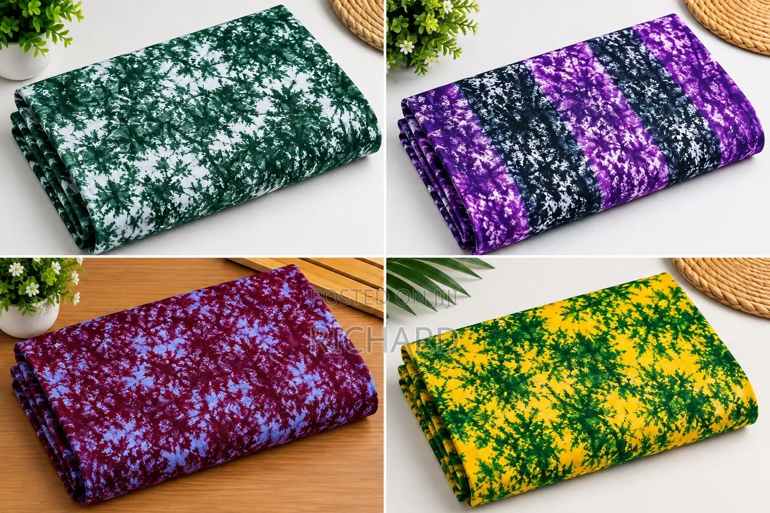 Hand Made Tie-Dye Fabric