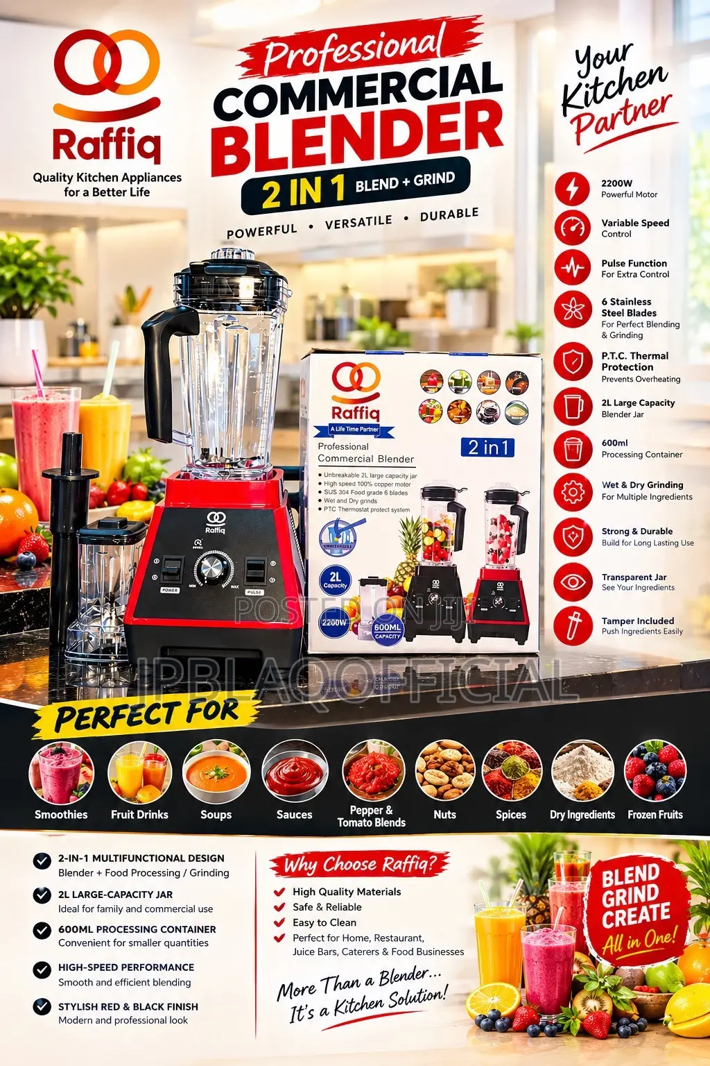 Super Commercial Blender to Make Your Kitchen Blending Better