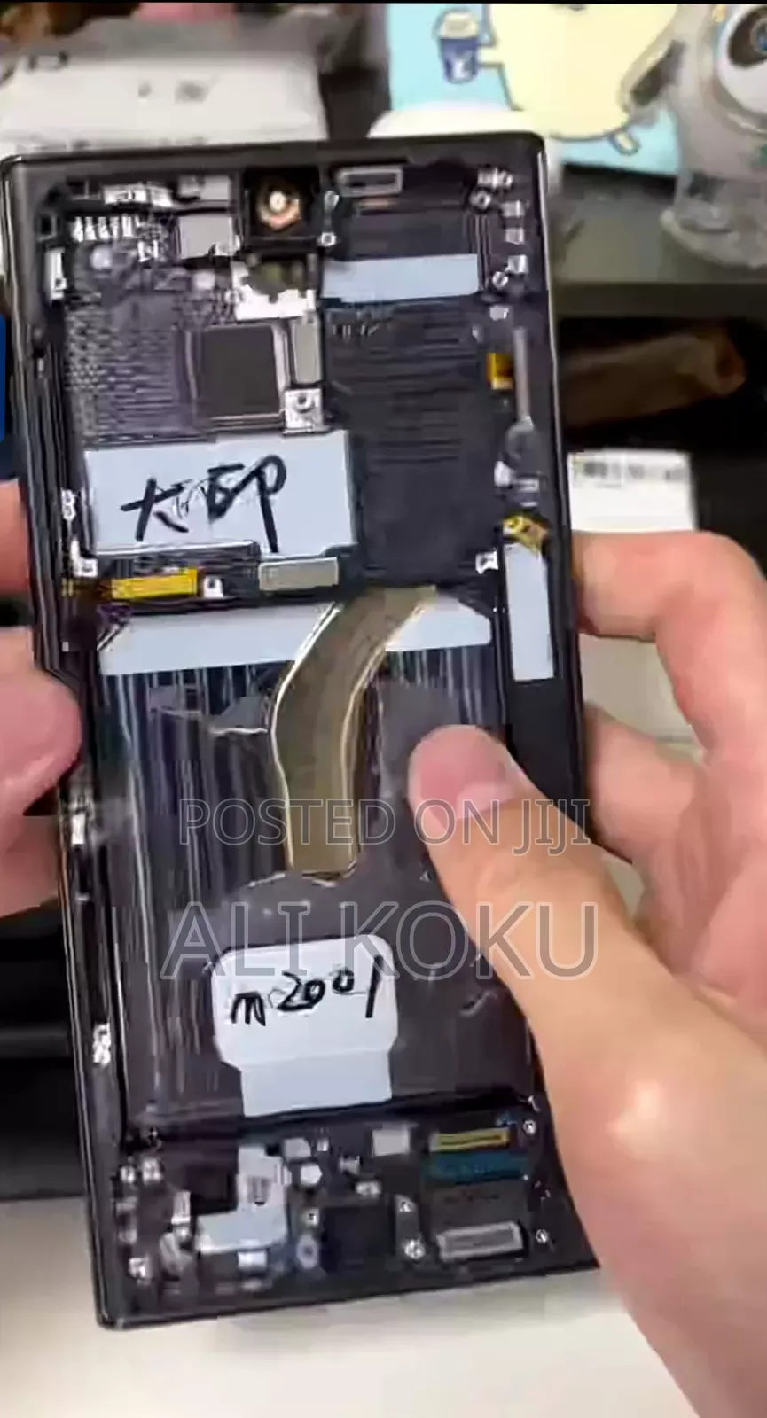 Samsung S22 Ultra Screen. With Burn