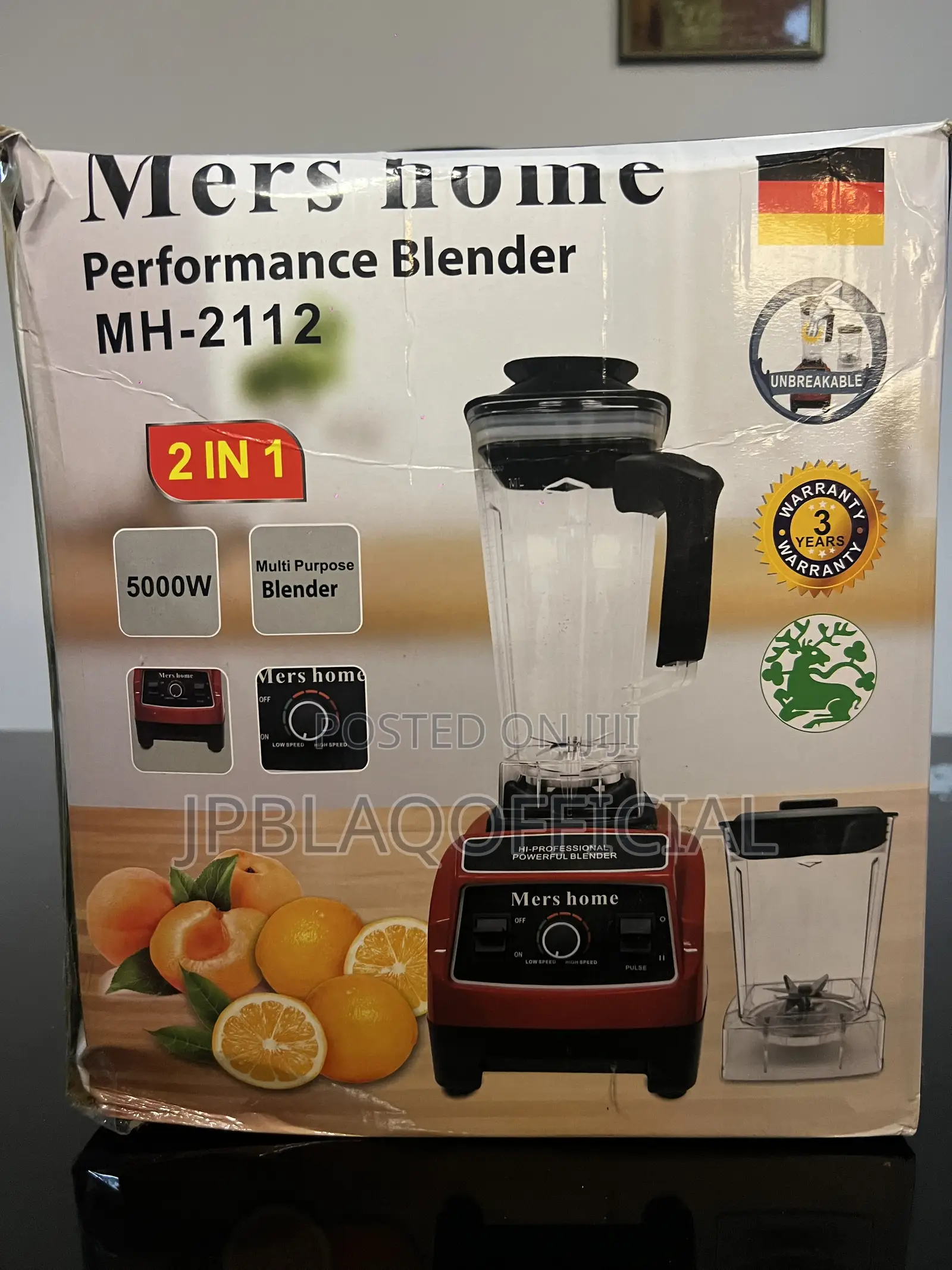 Mers Home High Performance 2in1 Professional Blender, What You Need.