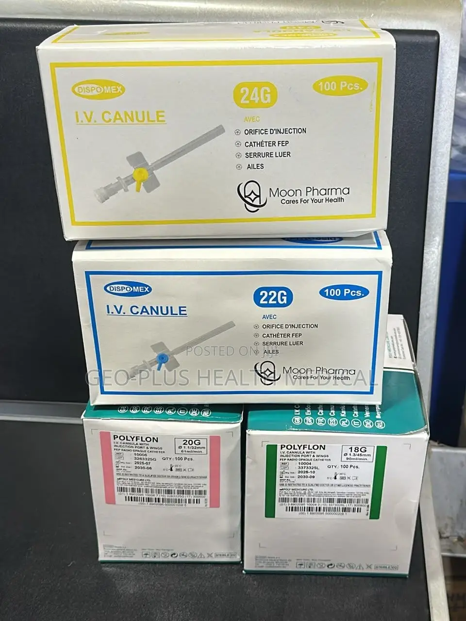Iv Cannula (18g, 20g, 22g and 24g)