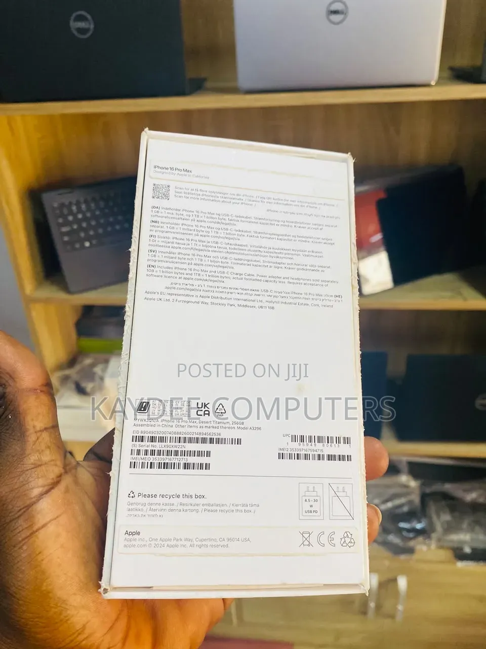 New Apple iPhone 16 Pro Max 256 GB White
