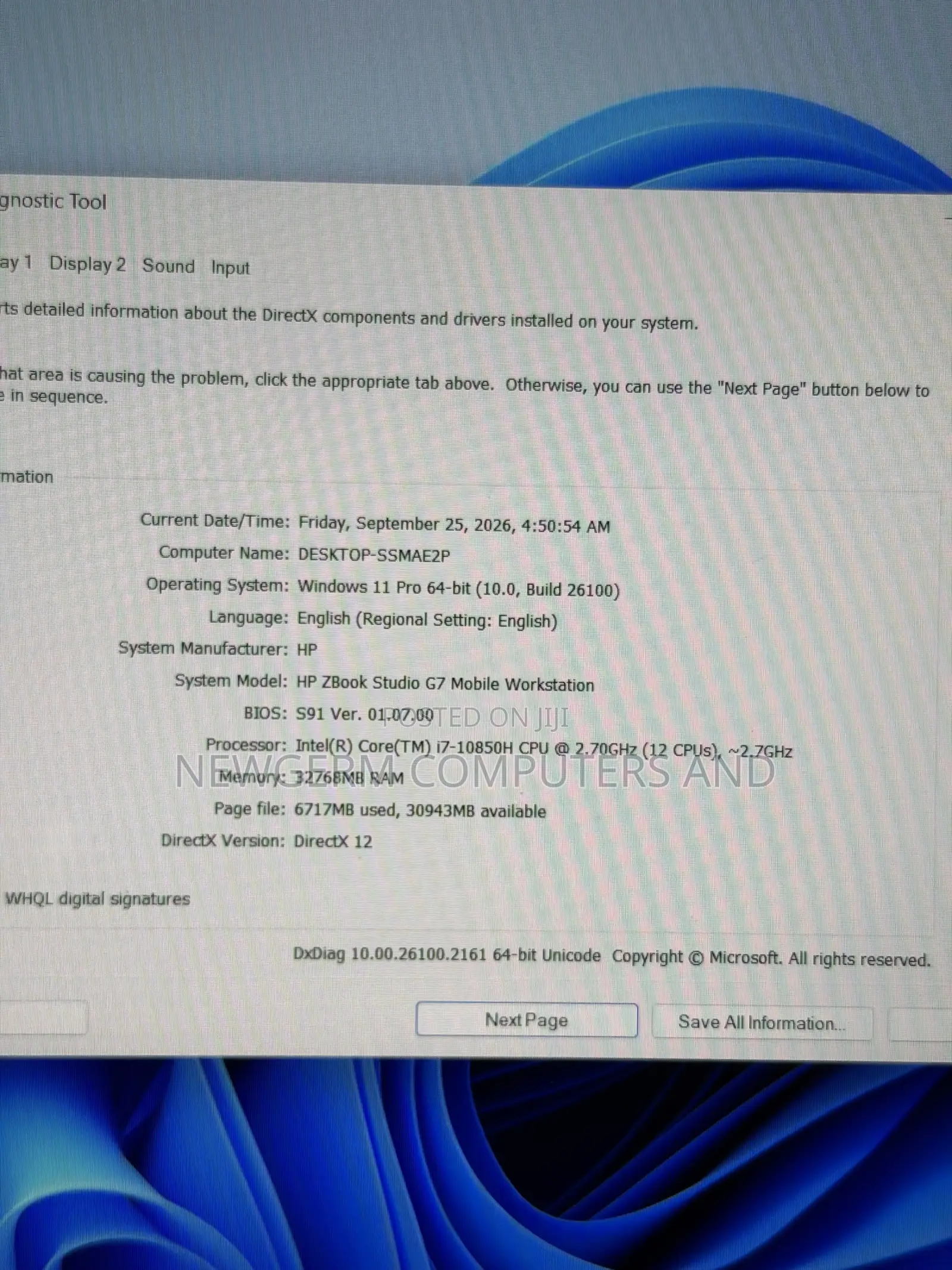 Laptop HP Zbook Studio G7 32GB Intel Core i7 SSD 512GB