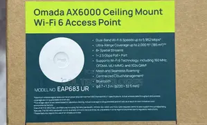 TP-Link Omada AX6000 Ceiling Mount WiFi 6 Access Point EAP683UR