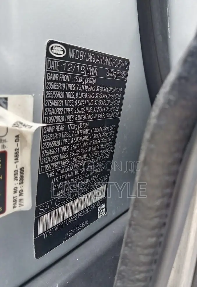 Land Rover Range Rover Vogue 2019 Silver