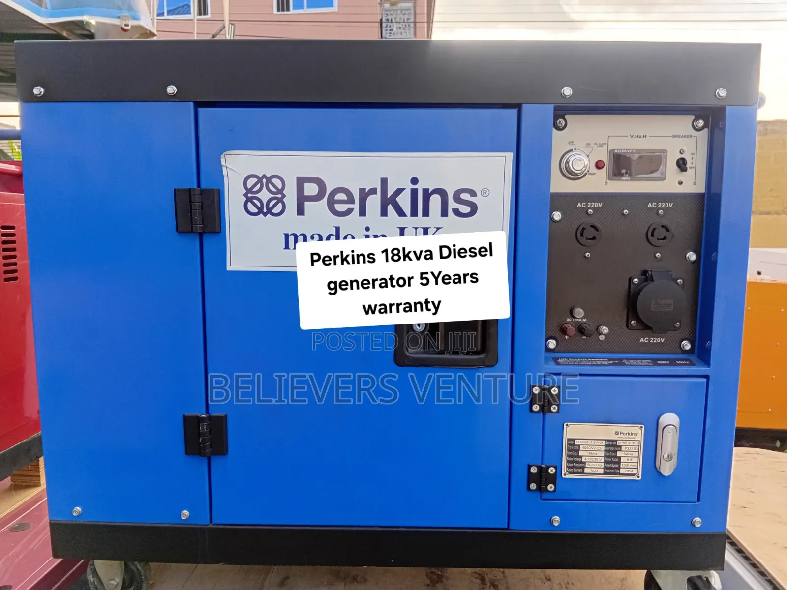 Perkins 18kVA Generator – Heavy Duty Power You Can Trust
