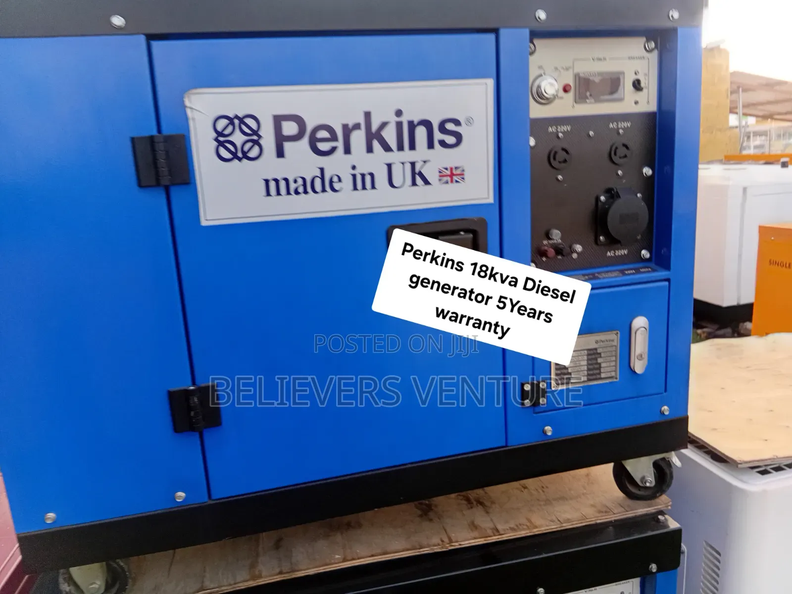 Perkins 18kVA Diesel Generator – Built for Reliable Power