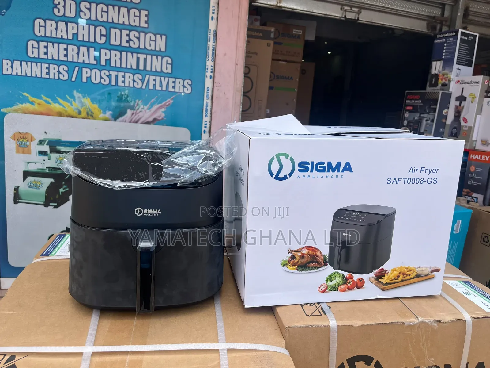 Sigma 7.6 Litre Quality Digital Air Fryer With Touch Control