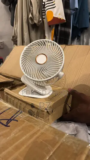 Portable Clip-on Rechargeable Fan Light