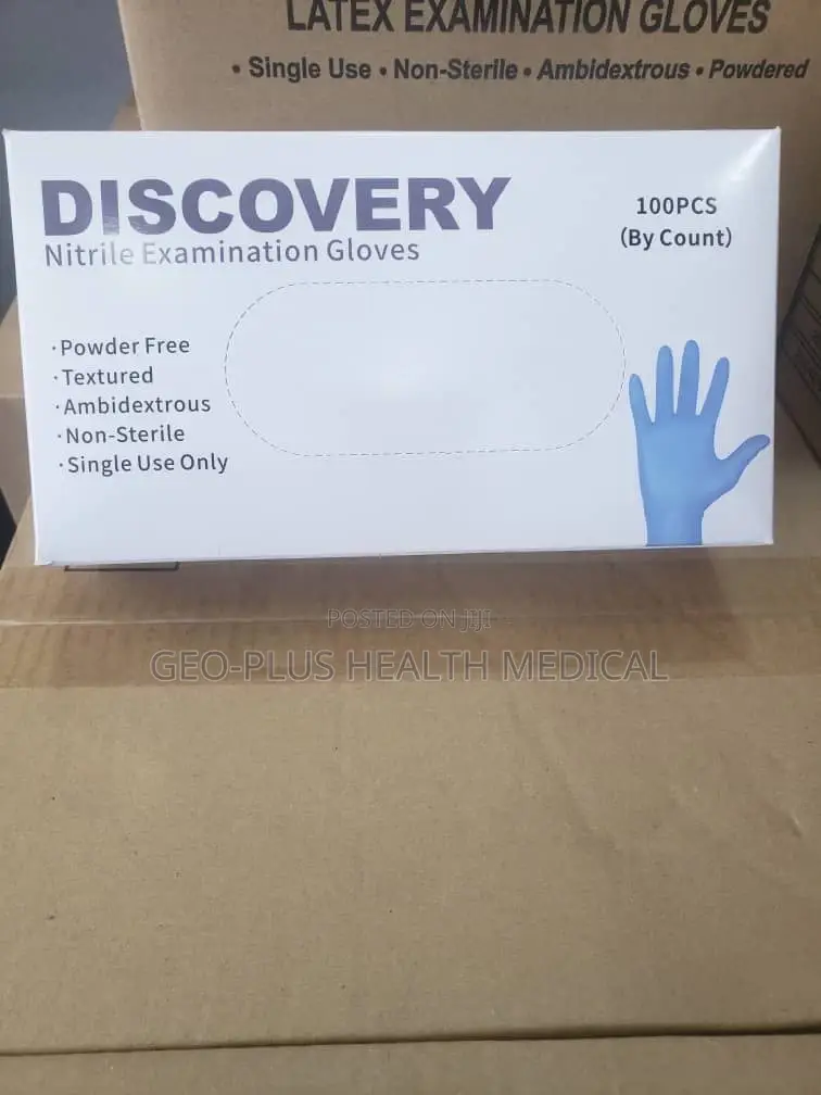 Nitrile Gloves (Powder Free, Textured, Ambidextrous and Non-Sterile)