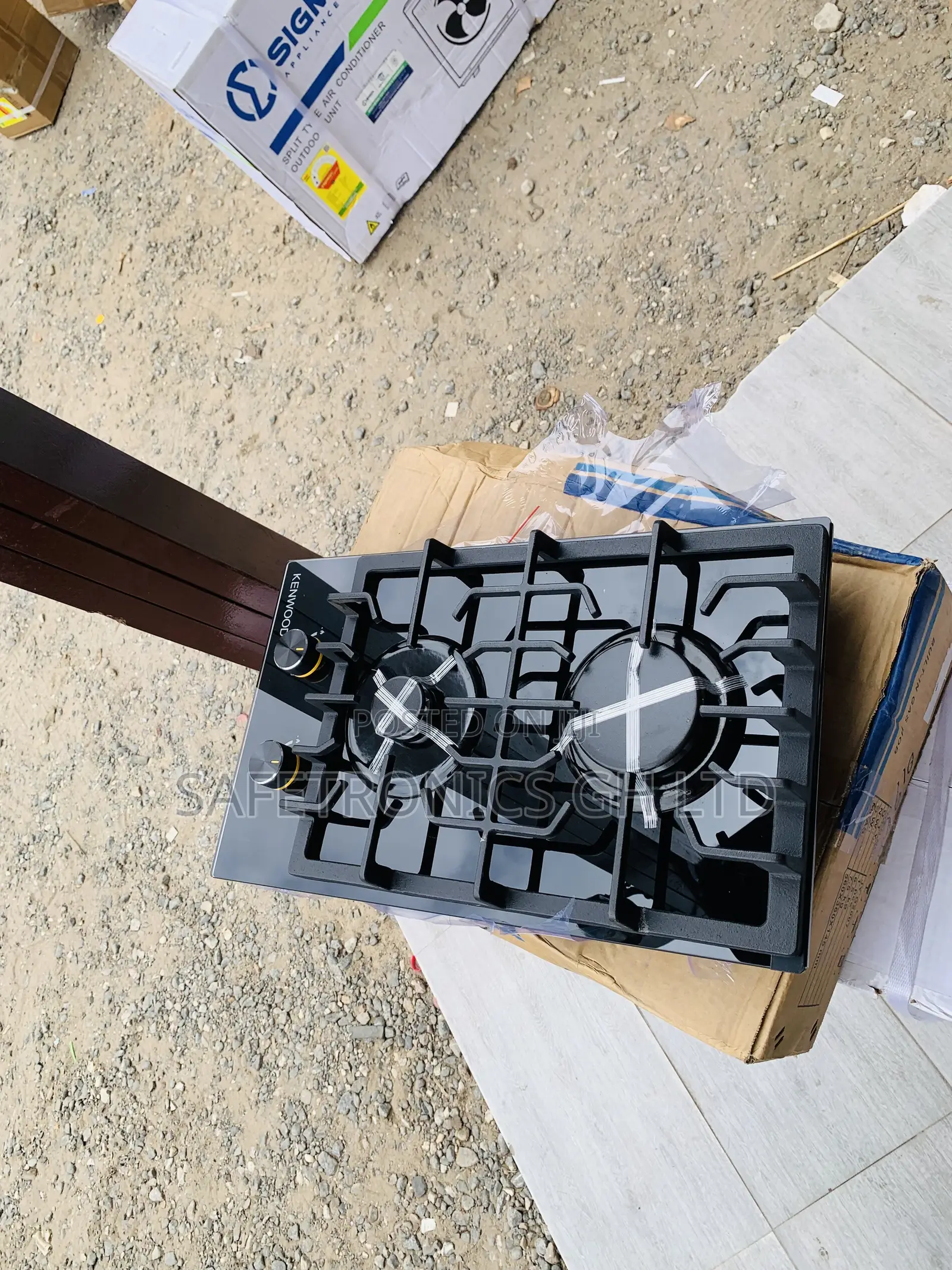Experience Great Inbuilt Glass Kenwood 2 Gas Burner Hob